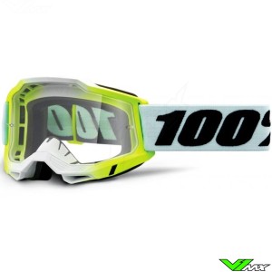 100% Accuri 2 Dunder Motocross Goggles - Clear Lens