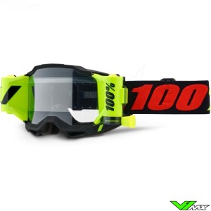 100% Accuri 2 Forecast Morphuis Motocross Goggles with Roll-off