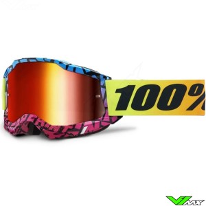 100% Accuri 2 Ken Block Motocross Goggles - Mirror Red Lens