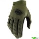 100% Airmatic Motocross Gloves - Army Green