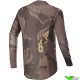 Alpinestars Supertech Squad 23 Cross Shirt - Donker Bruin / Kangaroo / Goud