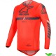 Alpinestars Supertech 2020 Cross shirt - Rood / Blauw