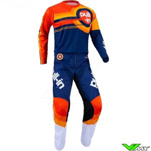 Pull In Challenger Race 2023 Motocross Gear Combo - Orange / Navy