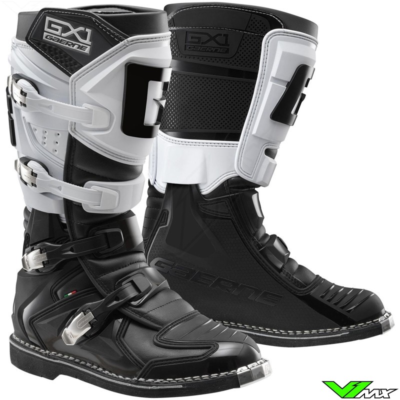 Gaerne GX-1 Motocross Boots - Black / White
