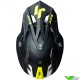 Just1 J18 F Hexa Motocross Helmet - Fluo Yellow / Black / White