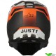 Just1 J22 Carbon Adrenaline Crosshelm - Oranje / Zwart / Wit
