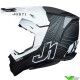 Just1 J22 Carbon Frontier Motocross Helmet - White / Black