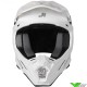 Just1 J22 Solid Motocross Helmet - White