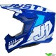 Just1 J22 Falcon Crosshelm - Wit / Blauw