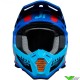 Just1 J22 Falcon Motocross Helmet - Orange / Blue