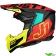 Just1 J22 Falcon Youth Motocross Helmet - Red / Fluo Yellow