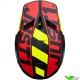 Just1 J22 Falcon Youth Motocross Helmet - Red / Fluo Yellow