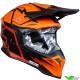 Just1 J39 Poseidon Motocross Helmet - Orange / Red