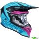 Just1 J39 Thruster Motocross Helmet - Blue / Fuchsia