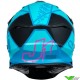 Just1 J39 Thruster Motocross Helmet - Blue / Fuchsia