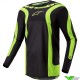 Alpinestars Fluid Lurv 2024 Motocross Jersey - Black / Fluo Yellow