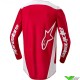 Alpinestars Fluid Lurv 2024 Motocross Jersey - Mars Red / White