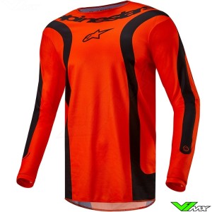 Alpinestars Fluid Lurv 2024 Cross shirt - Hot Oranje / Zwart
