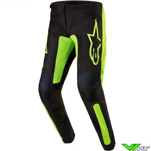 Alpinestars Fluid Lurv 2024 Crossbroek - Zwart / Fluo Geel