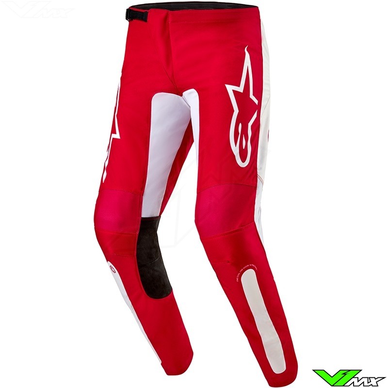 Alpinestars Fluid Lurv 2024 Crossbroek - Mars Rood / Wit