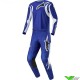 Alpinestars Fluid Lucent 2024 Motocross Gear Combo - Blue Ray / White (36/...)