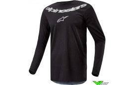 Alpinestars Fluid Graphite 2024 Cross shirt - Zwart / Zilver