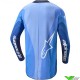 Alpinestars Techstar Pneuma 2024 Motocross Jersey - Dark Navy / Light Blue