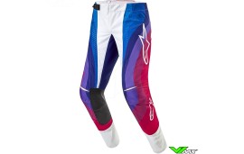 Alpinestars Techstar Pneuma 2024 Motocross Pants - Blue / Mars Red / White