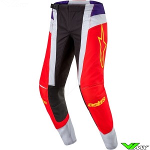 Alpinestars Techstar Ocuri 2024 Motocross Pants - Hot Orange / Purple / Black