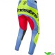 Alpinestars Techstar Ocuri 2024 Motocross Pants - Light Blue / Fluo Yellow / Red Berry