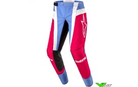 Alpinestars Techstar Ocuri 2024 Motocross Pants - Light Blue / Mars Red / White