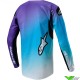 Alpinestars Fluid Stella 2024 Women Motocross Jersey - Turquoise / Purple (S)