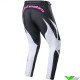 Alpinestars Fluid Stella 2024 Crossbroek voor dames - Zwart / Wit / Roze