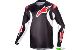 Alpinestars Racer Lucent 2024 Youth Motocross Jersey - Black / White