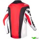 Alpinestars Racer Ocuri 2024 Kinder Cross shirt - Mars Rood / Wit / Zwart
