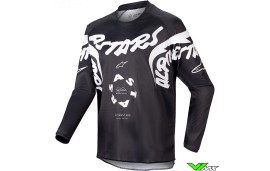 Alpinestars Racer Hana 2024 Youth Motocross Jersey - Black / White