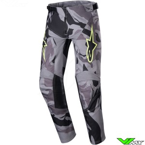 Alpinestars Racer Tactical 2024 Kinder Crossbroek - Grijs / Camo / Magneet