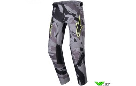 Alpinestars Racer Tactical 2024 Youth Motocross Pants - Grey / Camo / Magneet