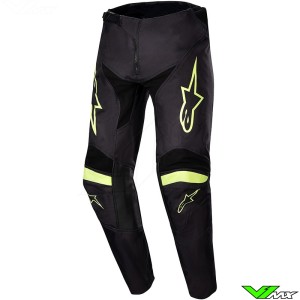 Alpinestars Racer Lurv 2024 Youth Motocross Pants - Black / Fluo Yellow