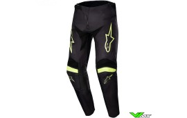 Alpinestars Racer Lurv 2024 Youth Motocross Pants - Black / Fluo Yellow