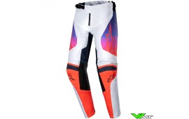 Alpinestars Racer Hoen 2024 Youth Motocross Pants - Grey / Hot Orange