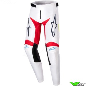 Alpinestars Racer Hana 2024 Youth Motocross Pants - White / Multicolor