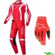 Alpinestars Racer Lurv 2024 Kinder Crosspak - Mars Rood / Wit