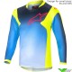 Alpinestars Racer Hoen Mini 2024 Youth Motocross Gear Combo - Black / Fluo Yellow / Blue / Night Navy