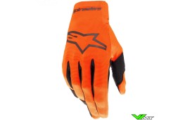 Alpinestars Radar 2024 Motocross Gloves - Hot Orange / Black