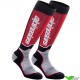 Alpinestars MX Plus MX Socks - Grey / Red