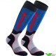 Alpinestars MX Plus Cross sokken - Royal Blauw / Wit