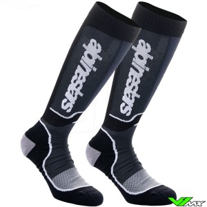 Alpinestars MX Plus Youth MX Socks - Black / White