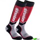 Alpinestars MX Plus Kinder Cross sokken - Grijs / Rood