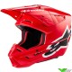 Alpinestars S-M5 Corp Motocross Helmet - Bright Red